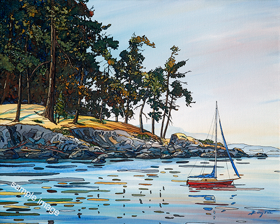 Charmer Point on the north end of Coal Island, near the Swartz Bay BC Ferry terminal.