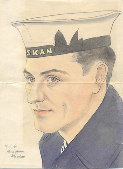 LS Dziadyk HMCS Athabaskan original photo